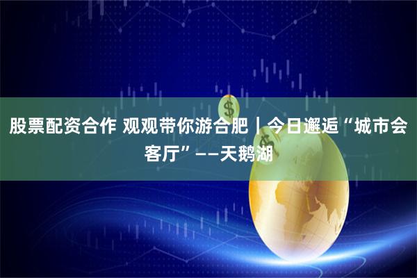 股票配资合作 观观带你游合肥｜今日邂逅“城市会客厅”——天鹅湖